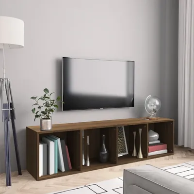 Produktbild von Maison Exclusive - Bücherschrank/TV-Schrank Eichen-Optik 143x30x36cm Holzwerkstoff