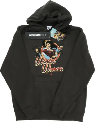 Zdjęcie produktu dla Wonder Woman – bluza z kapturem dla kobiet BI2136 (M) (kolor grafitowy)