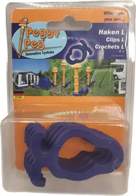 Produktbild von Peggy Peg Haken Long, 4er Set | 94843