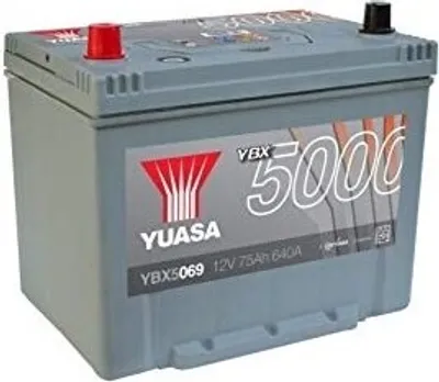 Produktbild von YUASA YBX5000 Starterbatterie 12V 75Ah 650A/EN D26 für Auto LKW Batterie