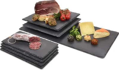 Produktbild von Sänger Servierplatten Set aus Schiefer 7 teilig