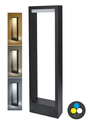 Obrázok produktu pre Solight Čierne záhradné LED stĺpikové svietidlo 7W IP54 CCT WO807