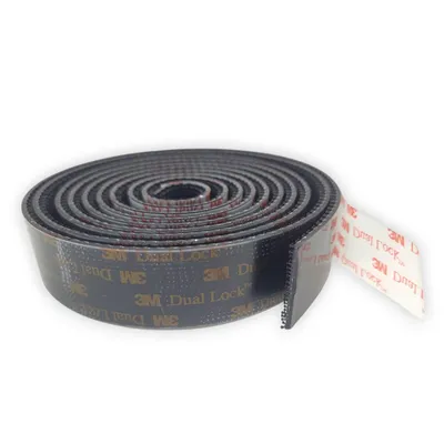 Produktbild von 3M Dual Lock SJ 3550 CF Druckverschluss Schwarz EXTRA STARK 25,4mm x 2 Meter selbstklebend