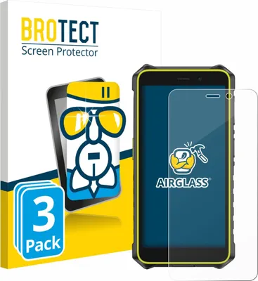 Produktbild von 3x BROTECT Schutzglas für Ulefone RugKing 2 Pro Schutzfolie Panzer Folie Glas Display Schutz klar