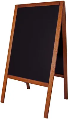 Produktbild von Wasserfeste Gehweg-Kreidetafel in Dunkelbraun, 61 x 118 cm