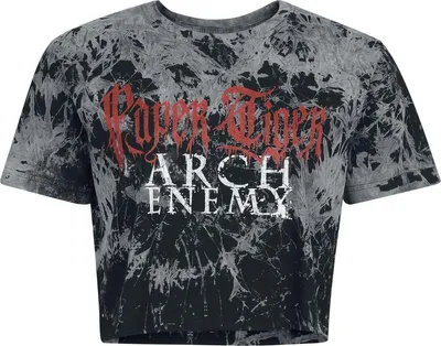 Produktbild von Arch Enemy T-Shirt Damen Tiger Roar schwarz/grau XL
