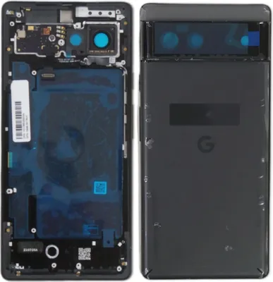 Produktbild von Original Google Pixel 6 Gehäuse Akkudeckel Backcover Stormy Black