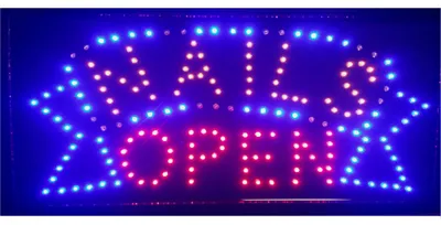 Produktbild von LED Schild NAILS OPEN