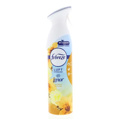 Produktbild von Febreze Air, Sprühlufterfrischer, Weiß, Gelb, Orchidee, Goldene Orchidee, 300 ml, Spraydose