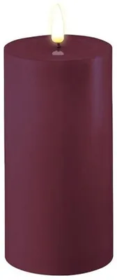 Produktbild von Deluxe Homeart Stumpenkerze LED Violet (7,5x15cm)