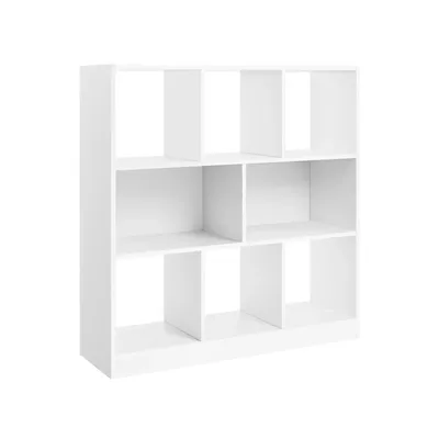 Productafbeelding van And OutdoorMatch Boekenrek Everardo - 8 vakken - Wit - Boekenrek - Geschikt voor woonkamer, slaapkamer en kinderkamer - Hout - MDF
