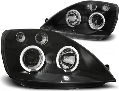 Obrázok produktu pre LED Angel Eyes svetlomety pre Ford Fiesta MK6 02-05 čierne
