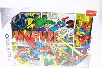 Obrázok produktu pre Trefl Puzzle 1000 Disney 100 Eroii Marvel