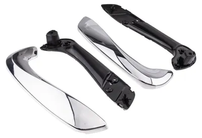 Imagen del producto de Manija de puerta, color gris oscuro, compatible con Renault Megane III