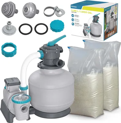 Obrázek produktu pro Pískové čerpadlo 11355 L/h + Písek 50kg Bestway