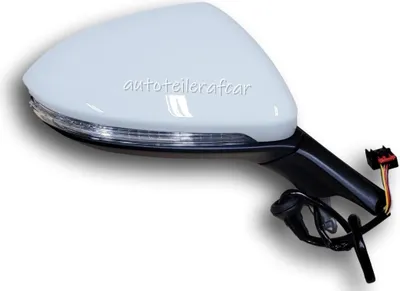Produktbild von Außenspiegel Spiegel rechts elektrisch für Für VW GOLF VII 2012 - 21 weiss LC9A