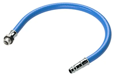 Produktbild von Riegler Vibrationsdämpfer mit 300 mm PVC-Schlauch, Nippel NW 10, G 1/2 AG