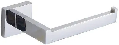 Image de Porte-rouleau de papier toilette Werkplaats en acier inoxydable chromé, à fixation murale par perçage, brillant