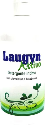 Produktbild von Laugyn - Intimwaschlotion Aktiv pH 4 - mit Chlorhexidin Bisabolol Thymian Lavendel Calendula