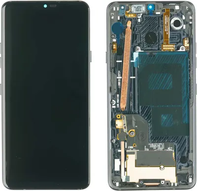 Produktbild von Display für LG G7 ThinQ (G710EM) Farbe: Schwarz Displayglas Touchscreen Bildschirm