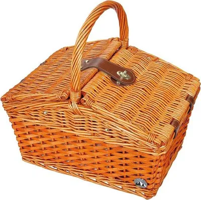 Image de Panier de pique-nique en osier - Repas d'été - Panier de pique-nique - Osier - Saison - Durable
