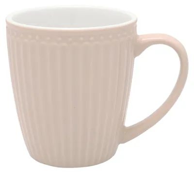 Produktbild von Greengate Alice Becher mit Henkel creamy fudge 0,4 l