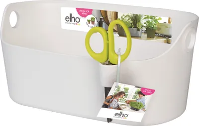 Produktbild von elho brussels Kräuter Station Übertopf - weiss
