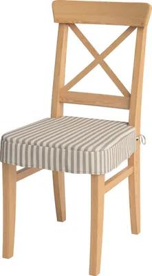 Produktbild von Dekoria Sitzkissen geeignet für das Ikea Modell Ingolf, grau-ecru , Modell Inglof