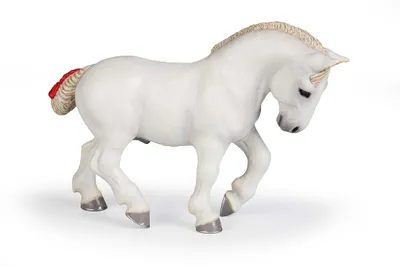 Immagine prodotto di Papo Percheron bianco, personaggio giocattolo