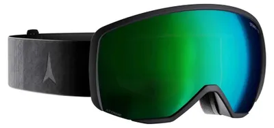 Image de Atomic Revent M, lunettes de ski stéréo, noires, verres verts/CAT2, monture noire, verres verts/CAT2
