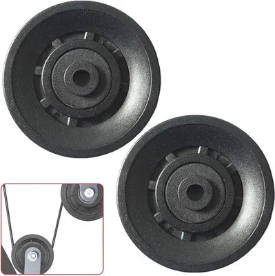 Zdjęcie produktu dla Zestaw 2 sztuk, 70 mm, system kółek do sprzętu fitness – uniwersalne nylonowe łożyska do ćwiczeń
