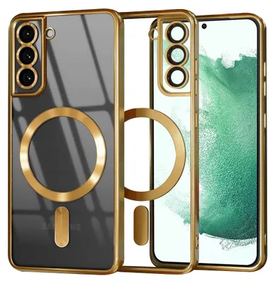 Obrázek produktu pro Techsuit Luxury Crystal Back Cover pouzdro s MagSafe pro Samsung Galaxy S22 Plus - zlaté