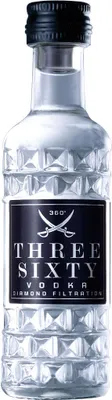 Produktbild von Three Sixty Vodka Diamond Size Mini 0,04 Liter