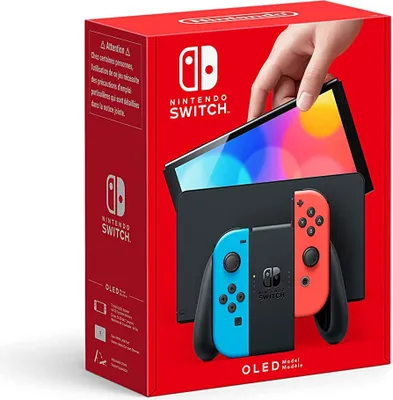 Produktbild von Nintendo Switch (OLED-Modell) Neon-Rot/Neon-Blau