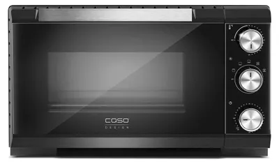 Produktbild von CASO Design Mini-Backofen, TO 20, mit Drehspieß, 45x27x41 cm, schwarz, 2970