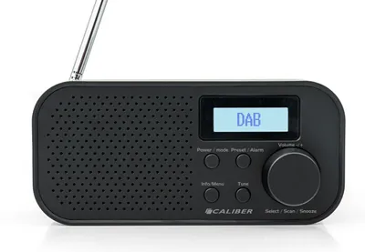 Obrázok produktu pre Prenosné rádio Caliber DAB+ s funkciou budíka - bezdrôtové až na 8 hodín - USB - konektor pre slúchadlá (HPG318DAB)