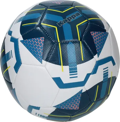 Produktbild von Fußball Größe 5 weiß blau gelb - Outdoor-Spielspaß für Kinder