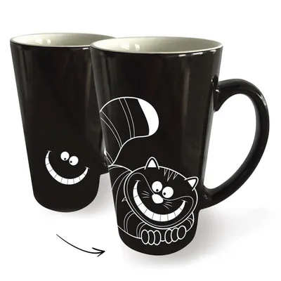 Produktbild von Grinsekatze Kaffeebecher mit Wärmeeffekt