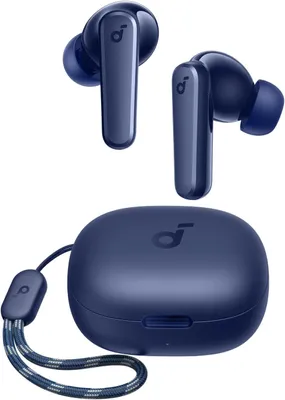 Image de Anker Soundcore R50i : Écouteurs sans fil véritablement intra-auriculaires, Bluetooth 5.3, indice de protection IPX5, autonomie de 30 heures, couleur bleue