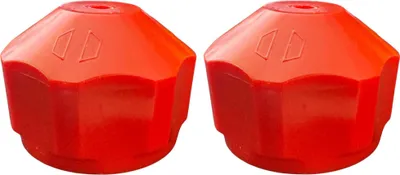 Produktbild von 2x rote Bauschutzkappe, Handregulierkappe, extrem stabile Ausführung, M30 x 1,5