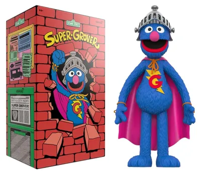 Zdjęcie produktu dla Figurka winylowa Super Grobi z "Ulicy Sezamkowej", rozmiar: 36 cm