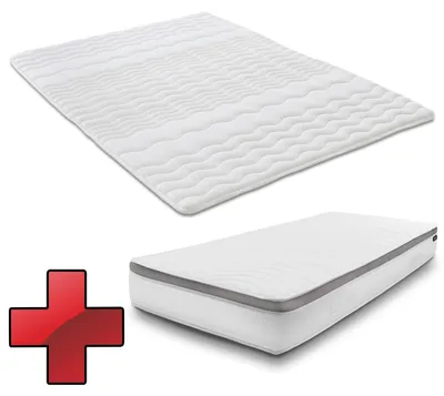 Obrázok produktu pre 7-zónová ergonomická matrac s taštičkovými pružinami Sleezzz Diamond T1000 90 x 200 cm, výška 23 cm, tvrdosť H2/H3, 1000 pružín/2 m² + matracový topper / matracový poťah 90 x 200 cm