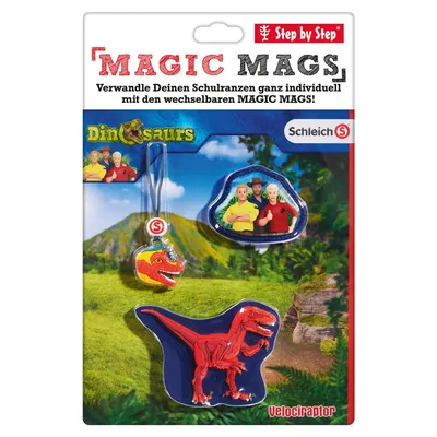 Zdjęcie produktu dla Step by Step Magic Mags 3-częściowy Schleich, Dinozaury, Velociraptor