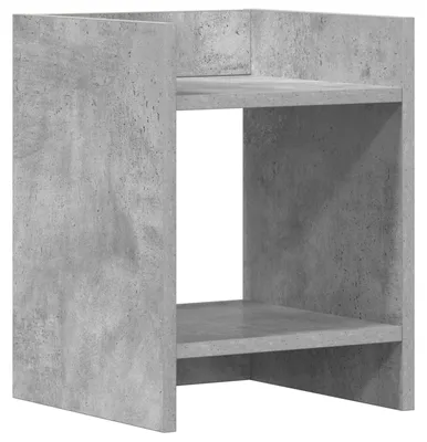 Image de Support de Plante Gris Béton 30 x 30 x 40 cm Bois d’ingénierie