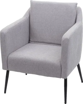 Produktbild von Lounge-Sessel MCW-H93a, Sessel Cocktailsessel Relaxsessel  Stoff/Textil hellgrau