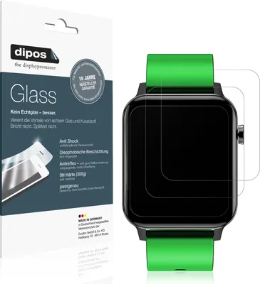 Obrázek produktu pro 2x ochranná fólie pro Judneer 1,4" smartwatch matná - anti-shock 9H fólie dipos Glass plastové sklo