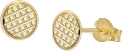 trendor 28461 Damen-Ohrringe 333 / 8K Gold Ohrstecker Ø 6 mm 1