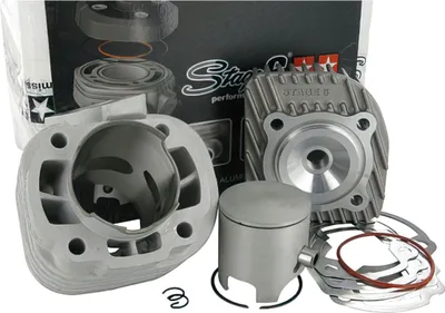 Zdjęcie produktu dla Stage6 Sport Pro Mk2 Aluminiowy Zestaw Cylindrów 70Cc Z Otworem 47,6Mm I Tłokami 10Mm Do Poziomych Silników Minarelli.