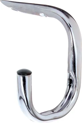 Zdjęcie produktu dla Alberts 856144 Hak rowerowy, zakrzywiony, ocynkowany na niebiesko, wysokość całkowita 150 mm, głębokość haka 110 mm, zestaw 6 szt