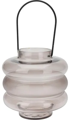 Image de Lanterne en verre pour bougie, 20 cm